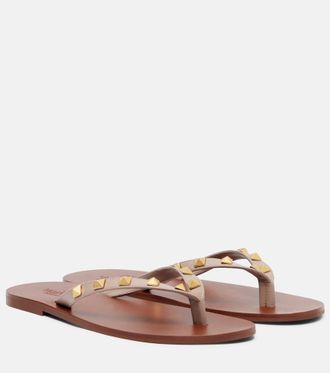 Valentino Garavani Rockstud leather thong sandals