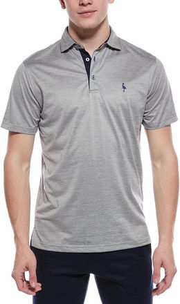Tailorbyrd Tailorbyrd Melange Mesh Performance Polo Shirt