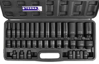 OEM Juego De 35 Vasos De Impacto De 8-32 Mm, Vasos De Impacto De 1/2 Cr-mo