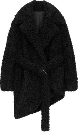Rta Cappotto Eloise in pelliccia sintetica - Nero