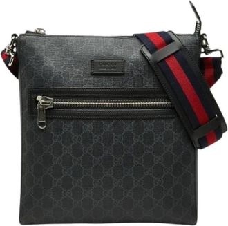 Gucci Pre-owned Cross Body Bags, male, Black, Size: ONE SIZE Pre-owned Shoulder Bag