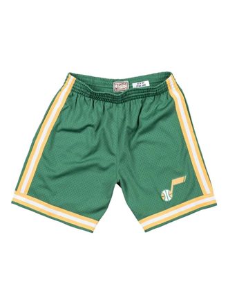 Mitchell & Ness Utah Jazz 1979-80 striped swingman shorts - Green