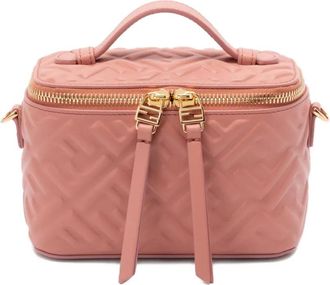 Fendi quilted top-handle mini bag - Pink