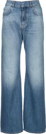Pinko Wanda Wide Leg - Dames - Loose Fit Jeans - Blauw - W26 - Denim - Jeans