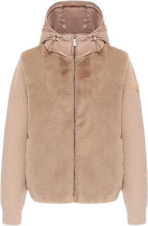 Colmar Plush Faux Fur Quilted Hooded Jacket
