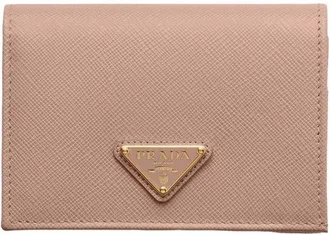 Prada (WMNS) PRADA SS26 Small Saffiano Leather Wallet Powder Pink 1MV021-QHH-F0236