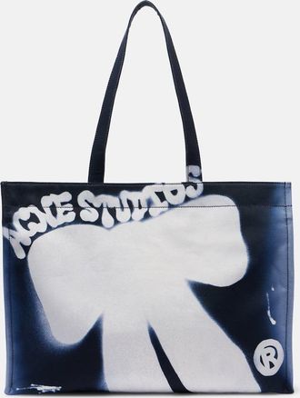 Acne Studios Logo canvas tote bag