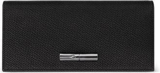 Longchamp Portafoglio continental Le Roseau in pelle - Nero
