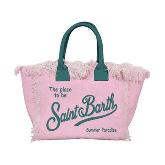 MC2 Saint Barth Tote Bags, female, Pink, Size: ONE SIZE Vanity Shoulder Bag
