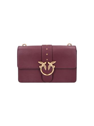 Pinko Shoulder Bag With Gold-Tone Chain And Love Birds Logo