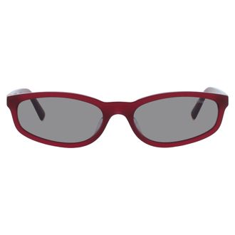 Miu Miu Grey Irregular Ladies Sunglasses MU A06SF 21I80Q 54