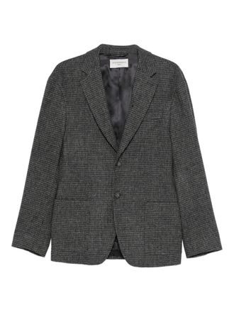 Officine G&eacute;n&eacute;rale checked-pattern blazer - men - Wool/Viscose - 50 - Grey