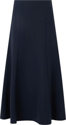 Moschino Rokken, Dames, Blauw, S, Polyester, Maxi Rok