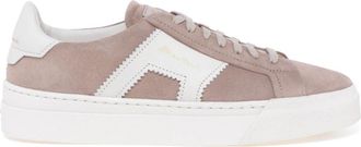 Santoni Double Buckle Sneaker - Dames - Sneakers - Beige - 40 EU - Leer - Schoenen