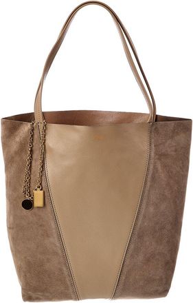 Chlo&eacute; Spin Suede & Leather Tote