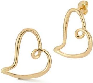 Glaze Jewelry Heart Stud Earrings in Gold at Nordstrom Rack