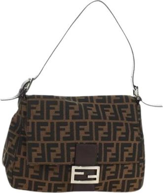 Fendi Pre-owned Vintage Zucca Canvas Shoulder Bag - Dames - Vintage Schoudertas - Veelkleurig - ONE Size - Vintage
