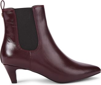 Carvela Womens Franca Ankle Boots - Wine - Size UK 8