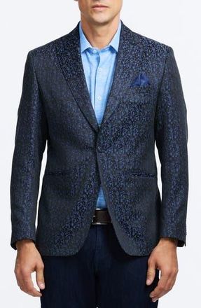Robert Graham Huston Navy Jacquard Sport Coat at Nordstrom Rack, Size 42