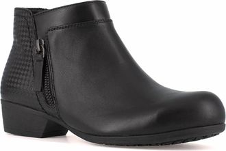 Rockport Womens Carly Work Safety Toe Bootie In Black