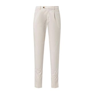 Brunello Cucinelli Cotton Dyed Resort Trousers - male - Brunello Cucinelli - Slim-fit Trousers - Beige - XL - Trousers