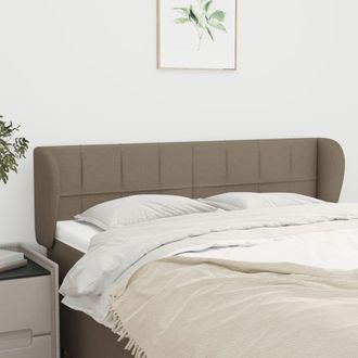 vidaXL Cabecero De Tela Gris Taupe 147x23x78/88 Cm Vidaxl