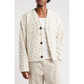 Honor The Gift Oversize Beaded Cardigan in White at Nordstrom Rack, Size Large