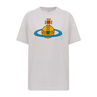 Vivienne Westwood T-Shirts, female, White, Size: 2XS Printed T-Shirt