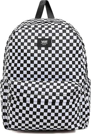 Vans Old Skool Check Rugzak - Dames - Rugzakken - Zwart - ONE Size - Polyester - Tassen