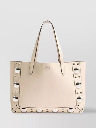 Valentino Garavani nellc&ocirc;te leather tote bag