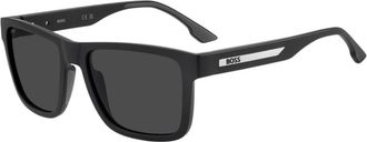 HUGO BOSS 1907/S Zonnebril - Heren - Zonnebrillen - Zwart - 56 MM - Accessoires