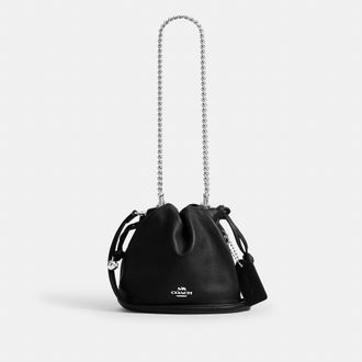 Coach Faye Mini Drawstring Bag With Ruching
