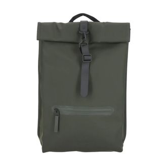 Rains Rolltop Rucksack - Bags - unisex - Verde - ONE SIZE