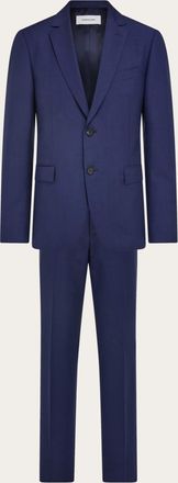 Ferragamo Men Wool and mohair suit Violet
