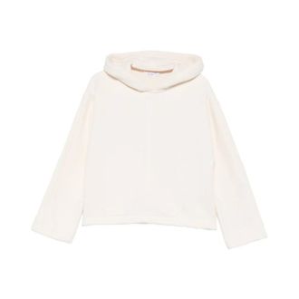Max Mara Hoodies, female, White, Size: XS Pere Hooded Sweatshirt