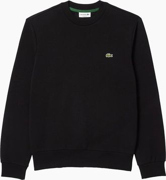 Lacoste Mens Lacoste SH9608 Crew Sweat - Black - Size: 36