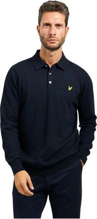 Lyle & Scott Uomo, Maglie, Blu, 2Xl, new