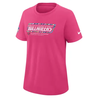 Nike Tampa Bay Buccaneers Crucial Catch Nike Womens Dri-FIT NFL T-Shirt in Pink | 03N868XZUV-F9R