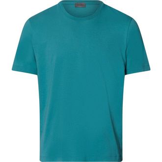 Hanro Living Shirts Cotton Crew Neck T-Shirt in Mountain Water at Nordstrom, Size Xx-Large