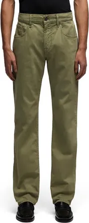 7 For All Mankind Comfort Sateen The Straight Leg Jeans in Sage Bush at Nordstrom, Size 32