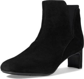 Clarks Womens Kyndall Faye Fashion Boot, Black Suede, 5 UK