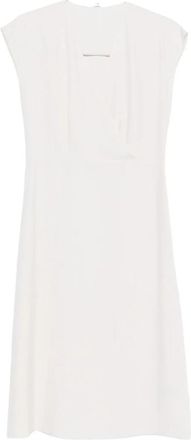 Calvin Klein V-neck Midi Dress