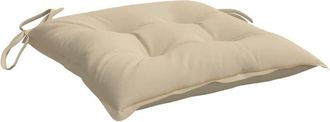 vidaXL Cojines Para Palets 6 Unidades Tela Oxford Beige 50x50x7 Cm Vidaxl