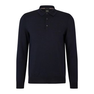 HUGO BOSS Heren, Tops, Blauw, Maat: XL Wol