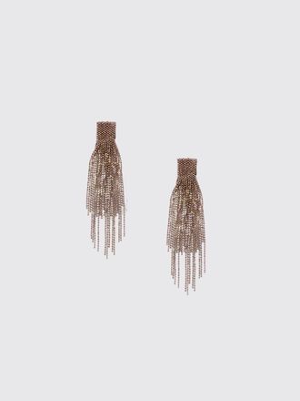 Fabiana Filippi Orecchini pendenti in ottone bicolore nickel-free