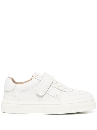 Chloé Lauren touch-strap sneakers - White