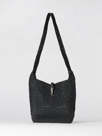 Saint Laurent Borsa Le 5 &agrave; 7 Saint Laurent in rafia crochet