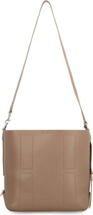 Hogan Hocket Piccola Hobo Bag - Dames - Schoudertassen - Grijs - ONE Size - Leer - Tassen
