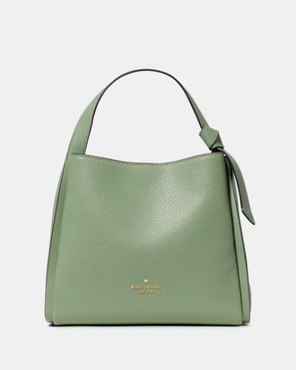 Kate Spade New York Womens Knott Carryall Bag - Green Leather - One Size