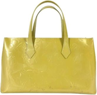 Louis Vuitton Pre-owned Vintage Monogram Vernis Tote - Dames - Vintage Handtas - Geel - ONE Size - Leer - Vintage